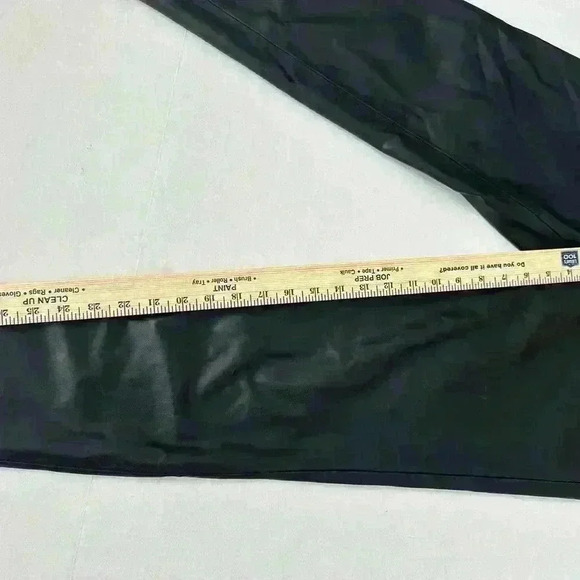 Zara Faux Leather Pants - size 2 Straight Leg - Picture 2 of 9